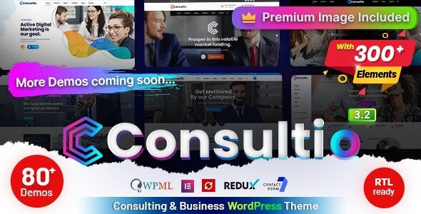 Consultio 3.2.3 – Corporate Consulting WordPress Theme