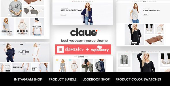 Claue 2.2.1 – Clean, Minimal Elementor WooCommerce Theme