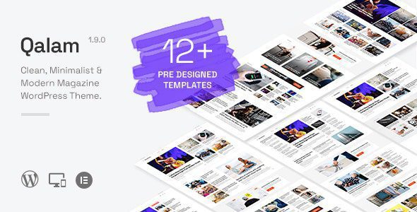 Qalam 2.1.1 – NewsPaper and Magazine WordPress Theme