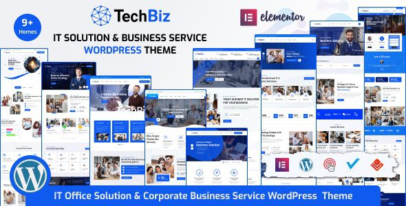 Techbiz 2.0 – Multipurpose IT Solution & Business Consulting WordPress Theme