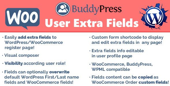 User Extra Fields 16.7 – WordPress Plugin