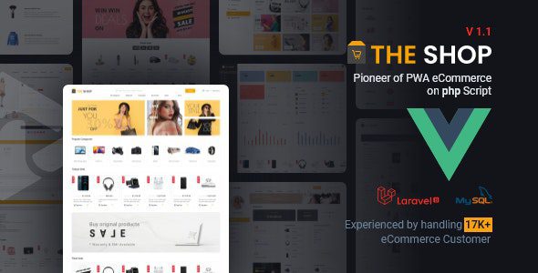 The Shop 3.4 – PWA eCommerce cms