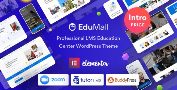 EduMall 4.0.7 – Professional LMS Education Center WordPress Theme