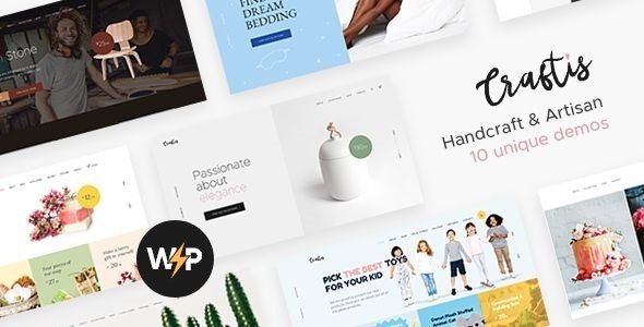 Craftis 1.2.2 – Handmade, Handcraft & Artisan WordPress Theme for Creatives + WCFM