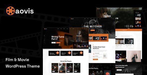 Aovis 1.0.1 – Booking Movie Tickets WordPress Theme