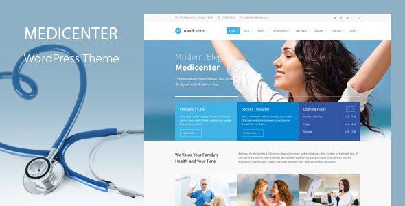 MediCenter 14.0 – Health Medical WordPress Theme