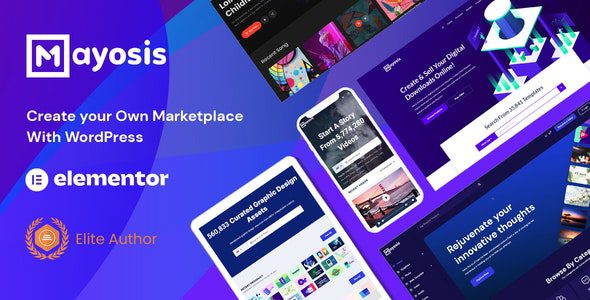 Mayosis 5.2 – Digital Marketplace WordPress Theme