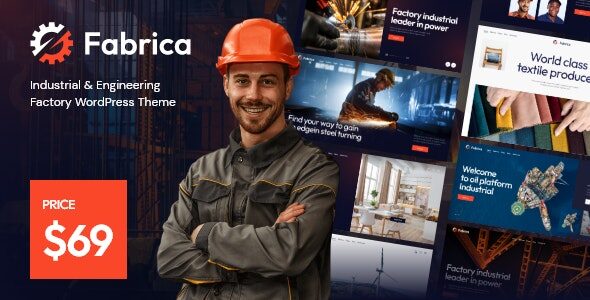 Fabrica 1.0 – Industrial & Engineering Factory WordPress Theme