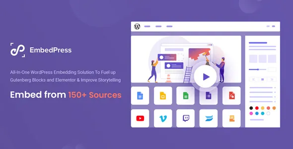 EmbedPress Pro 3.6.8 – WordPress Embed Plugin