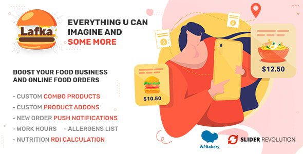 Lafka 4.5.2 – Multi Store Burger – Pizza & Food Delivery WooCommerce Theme