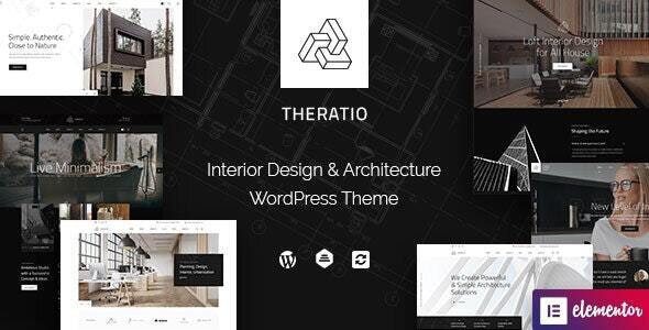 Theratio 1.3.5 – Architecture & Interior Design Elementor WordPress Theme