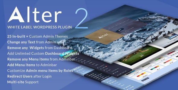 WpAlter 2.4.7 – White Label WordPress Plugin
