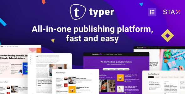 Typer 1.20.0 – Multi Author Publishing WordPress Theme