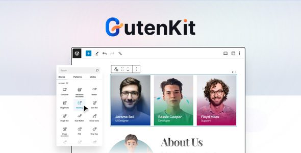 GutenKit Blocks Pro 2.1.3 – Gutenberg Block Builder
