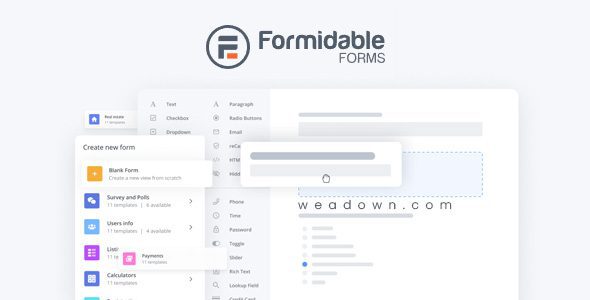 Formidable Forms Pro 6.16 – WordPress Forms Plugin and Form Builder