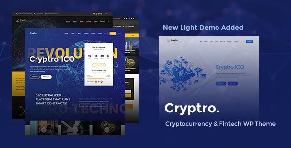 Cryptro 1.4.5 – Crypto, NFT, Blockchain, Bitcoin