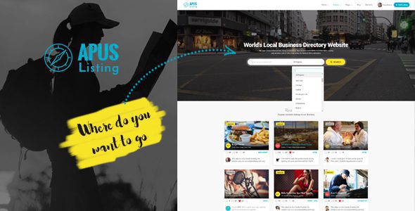 ApusListing 1.2.44 – Directory & Listing WordPress Theme