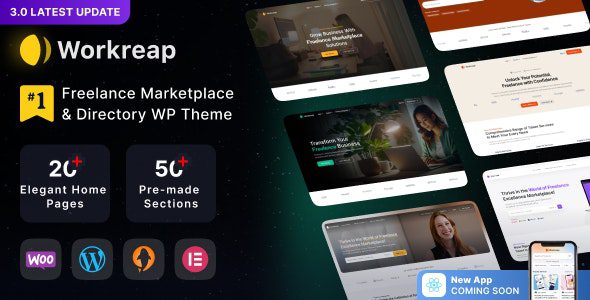 Workreap 3.1.9 – Freelance Marketplace and Directory WordPress Theme