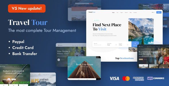 TravelTour 5.2.1 – Travel & Tour Booking