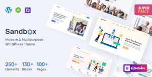 Sandbox 1.1.10 – Modern & Multipurpose WordPress Theme