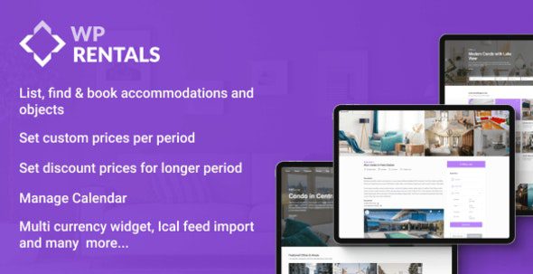 WP Rentals 3.12.2 – Booking Accommodation WordPress Theme