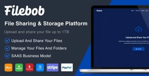 Filebob 1.8 – File Sharing And Storage Platform (SAAS)