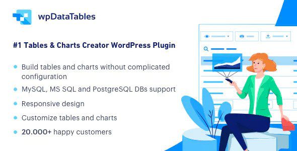 wpDataTables 6.7.1 – Tables and Charts Manager for WordPress