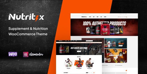 Nutritix 1.2.1 – Supplement & Nutrition WooCommerce Theme