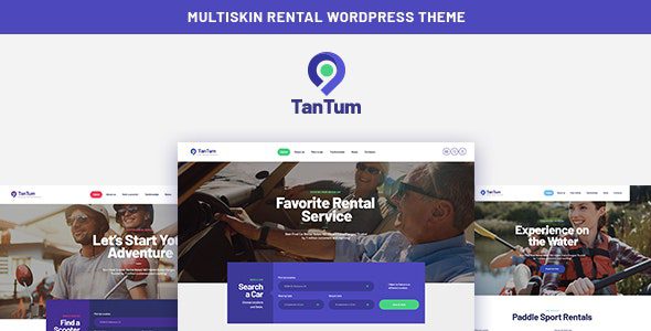 TanTum 1.1.11 – Car, Scooter, Boat & Bike Rental Services WordPress Theme