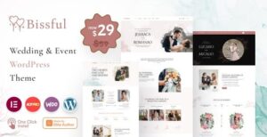 Bissful 1.3 – Wedding & Event WordPress Theme