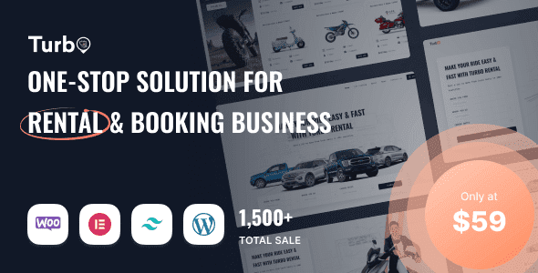 Turbo 10.0.2 – WooCommerce Rental & Booking Theme