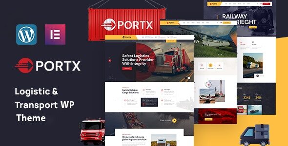 Portx 1.0.7 – Logistics and Transportation WordPress Theme