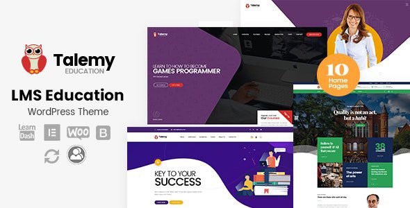 Talemy 1.2.23 – LMS Education WordPress Theme