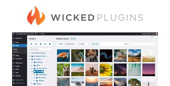 Wicked Folders Pro 3.1.2 – WordPress Media Library Folders Plugin