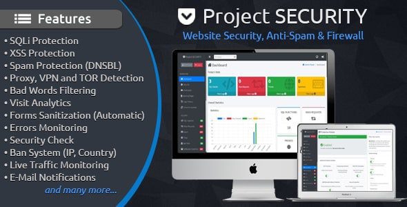 Project SECURITY 5.0.2 – Website Security, Anti-Spam & Firewall