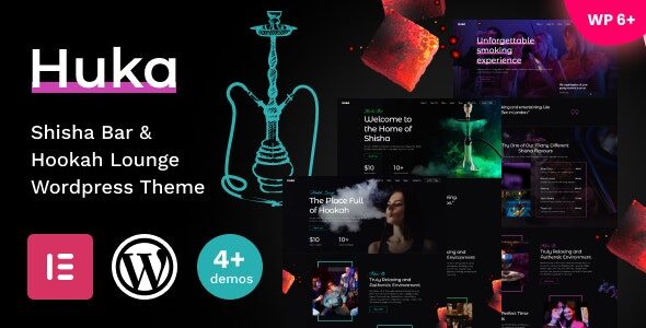 Huka 1.02 – Shisha Bar & Hookah Lounge WordPress Theme
