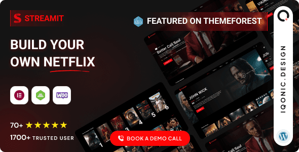 Streamit 3.4.5 – Video Streaming WordPress Theme + RTL