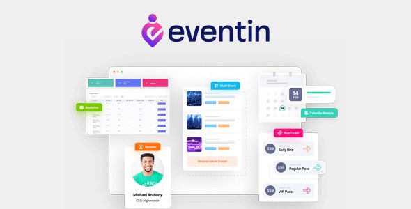 Eventin Pro 4.0.8 – Events Manager & Event Tickets Plugin