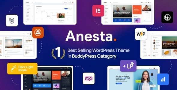 Anesta 1.1.0 – Intranet, Extranet, Community and BuddyPress WordPress Theme