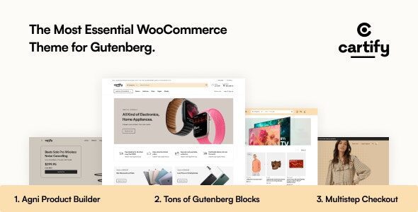 Cartify 1.2.6 – WooCommerce Gutenberg WordPress Theme