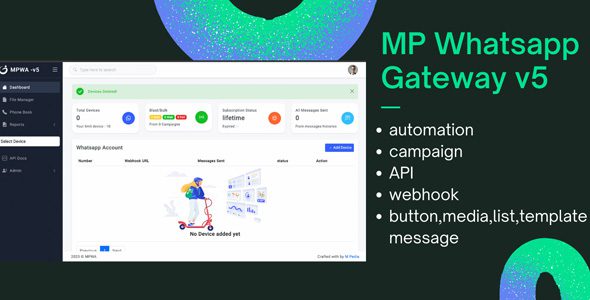 Whatsapp Gateway 6.5.0 – Multi Devices