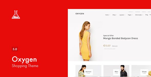 Oxygen 5.25 – WooCommerce WordPress Theme