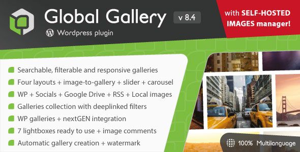 Global Gallery 9.0.3 – WordPress Responsive Gallery