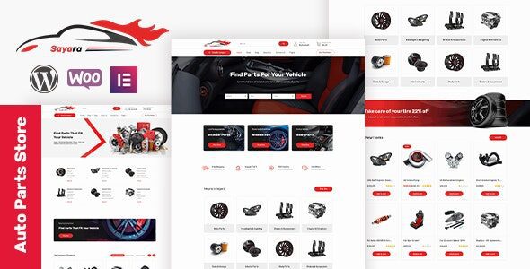 Sayara 1.2.2 – Auto Parts Store WooCommerce WordPress Theme