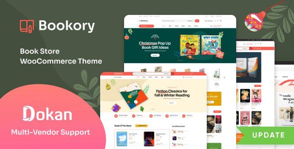 Bookory 2.1.3 – Book Store WooCommerce Theme