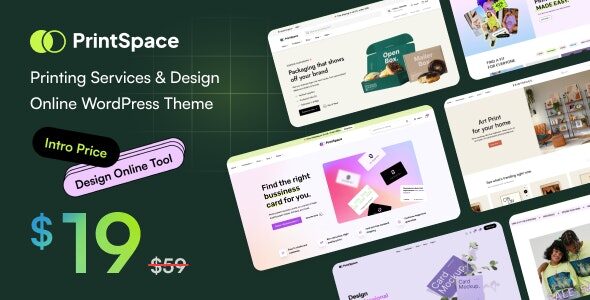 PrintSpace 1.2.5 – Printing Services & Design Online WooCommerce WordPress Theme
