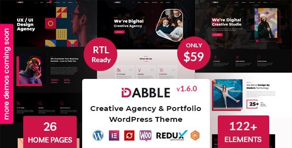 Dabble 1.6.0 – Creative Agency & Portfolio