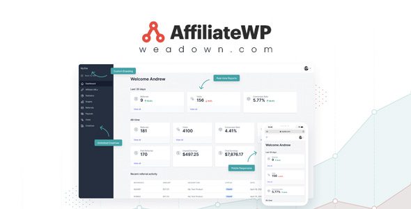 AffiliateWP 2.27.2 + Addons – Affiliate Marketing WordPress Plugin