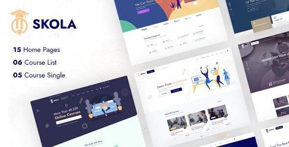 Skola 1.0.25 – LMS Online Courses WordPress Theme