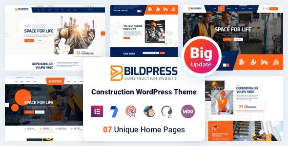 BildPress 1.3.2 – Construction WordPress Theme